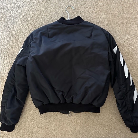 OffWhite Jackets & Coats Nwt Offwhite Helvetica Diagonal Nylon